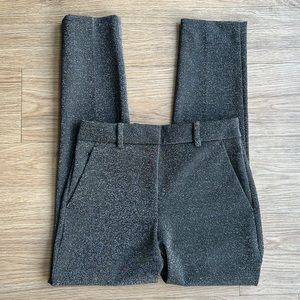 H&M SPARKLE TROUSER PANTS- XS